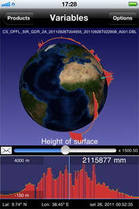 Ilustracja: Lodowy satelita na Apple'a