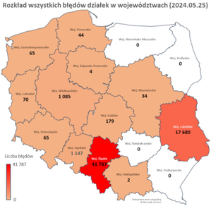Ilustracja: Najnowsze wyniki badania danych EGiB