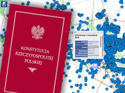 Ilustracja: [nowa aktualizacja] Czy powiatowe usługi WMS dla baz RCN są niezgodne z Konstytucją?